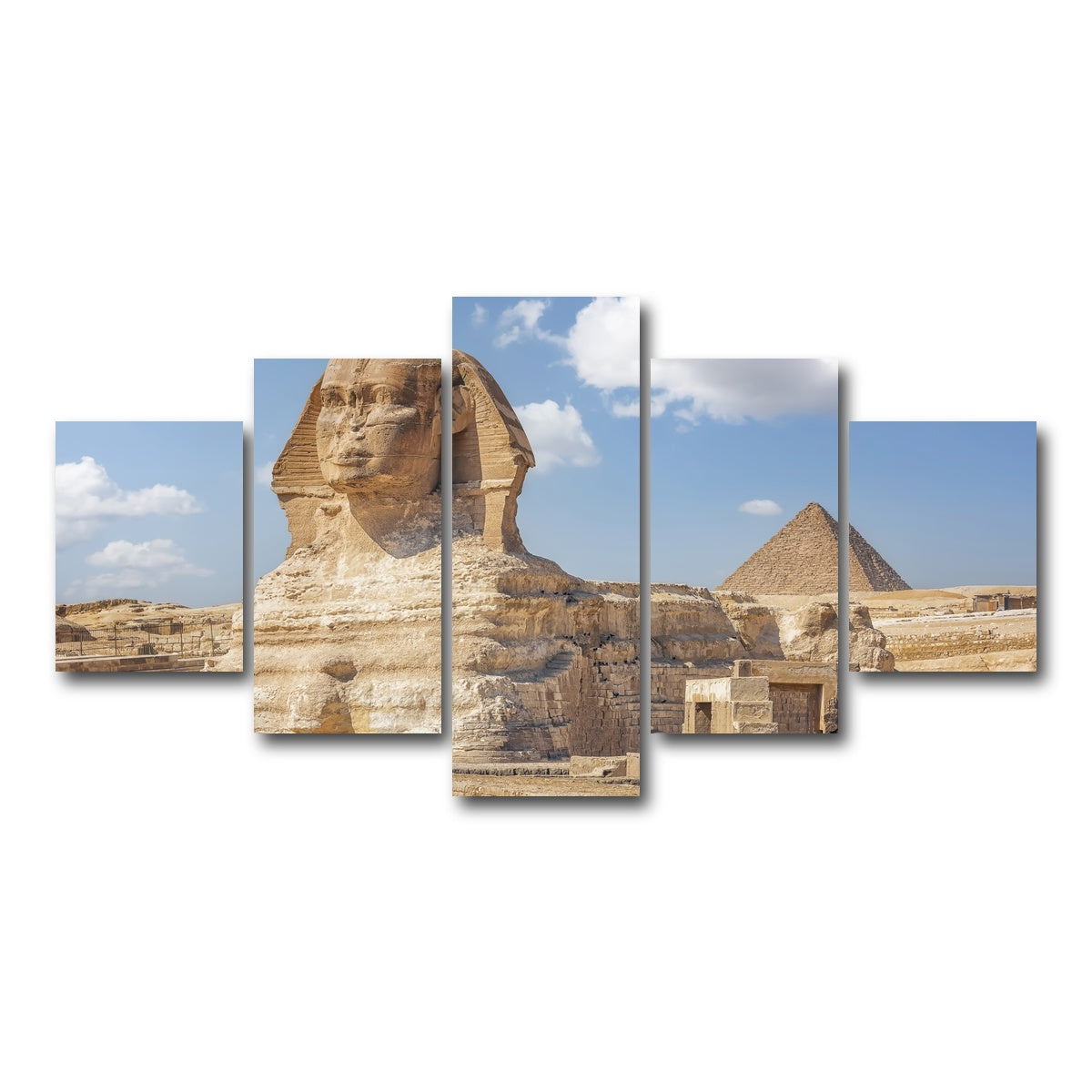 AUTO-MOCKUP WHITE | The Sphinx | 5 Piece | Gallery Wrap Canvas | group=5_short