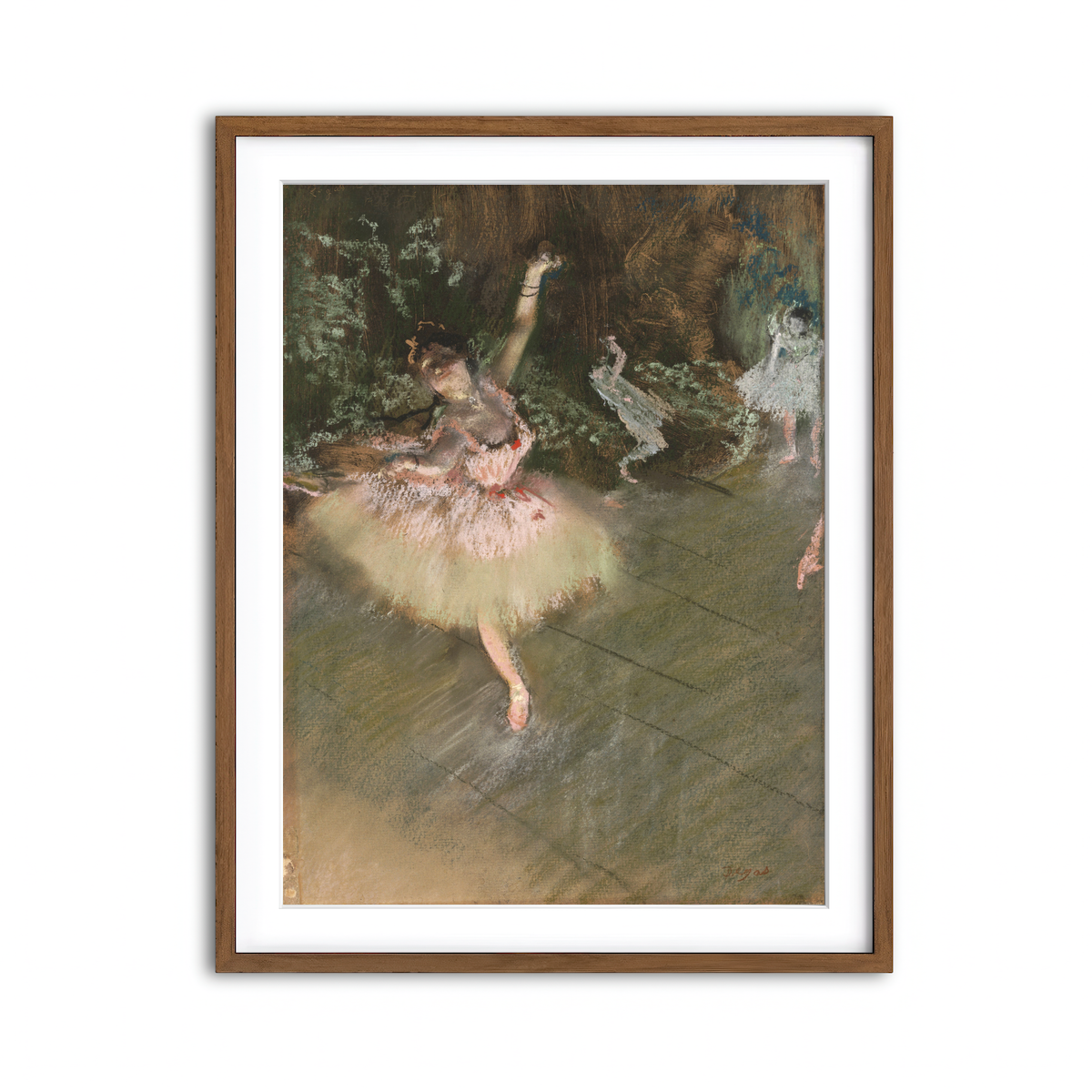 Framed Print 3x4 Walnut