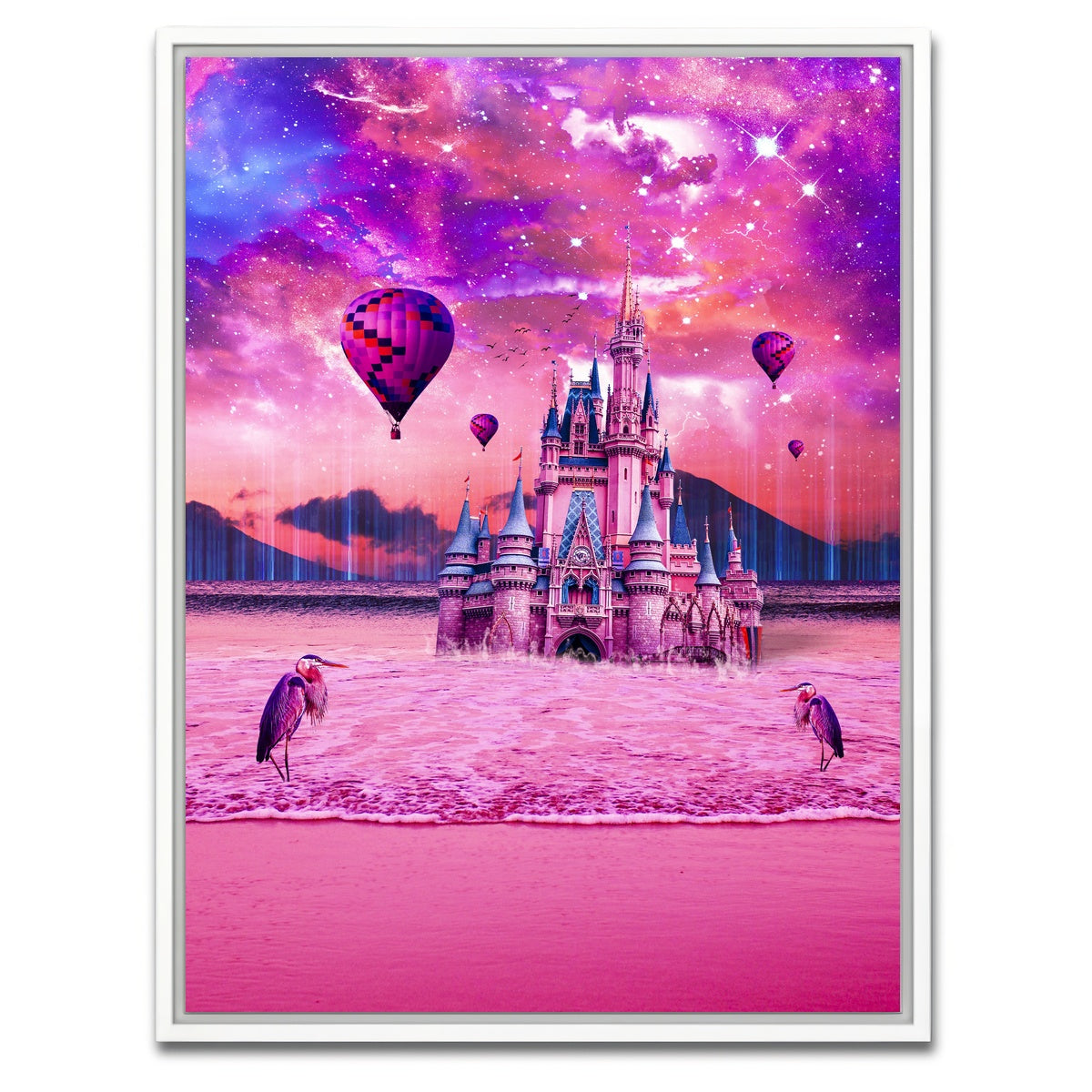 AUTO-MOCKUP WHITE | The Sunken Castle | 1 Piece | White Framed Canvas | group=3x4