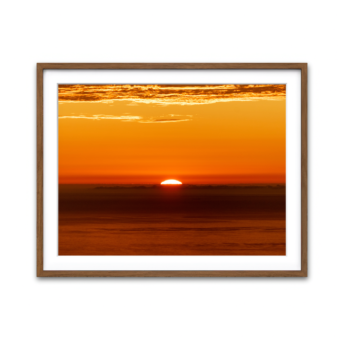 Framed Print 4x3 Walnut