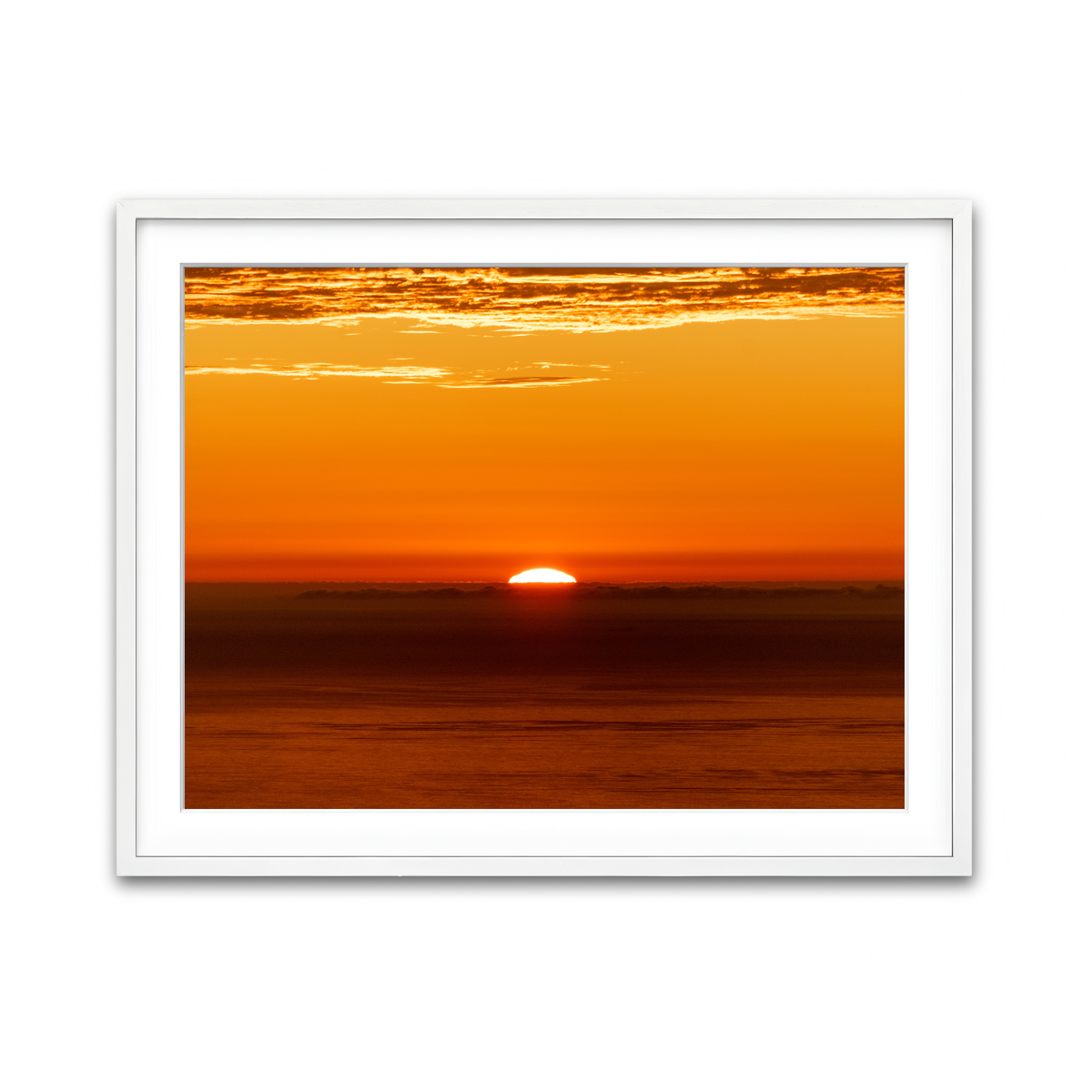 Framed Print 4x3 White