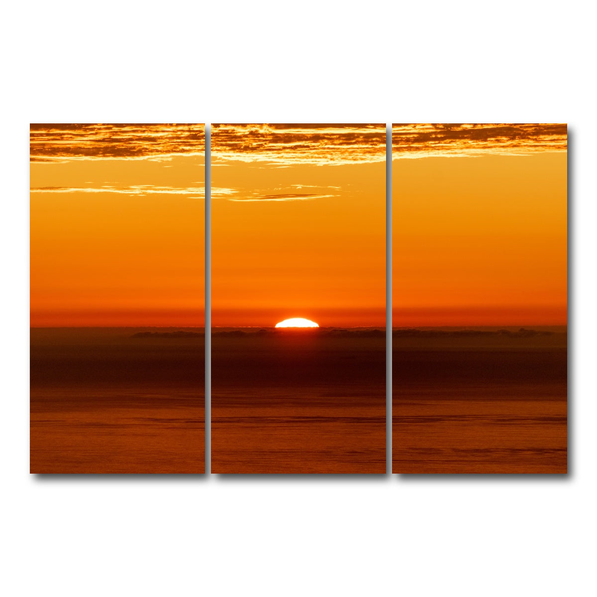 AUTO-MOCKUP WHITE | The Sunrise | 3 Piece | Gallery Wrap Canvas | group=12x24
