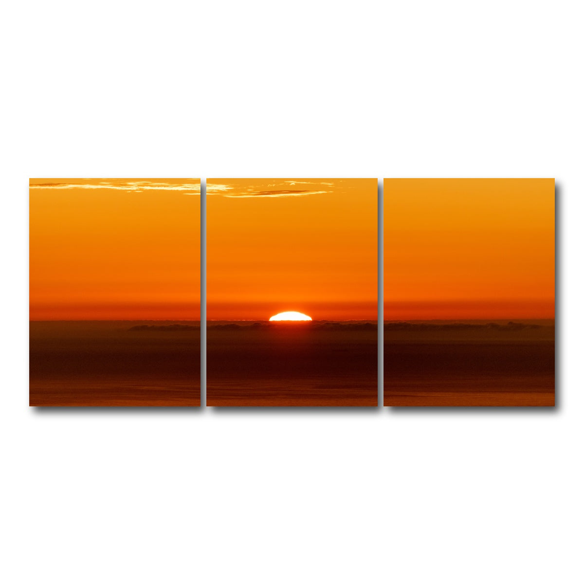 AUTO-MOCKUP WHITE | The Sunrise | 3 Piece | Gallery Wrap Canvas | group=18x24