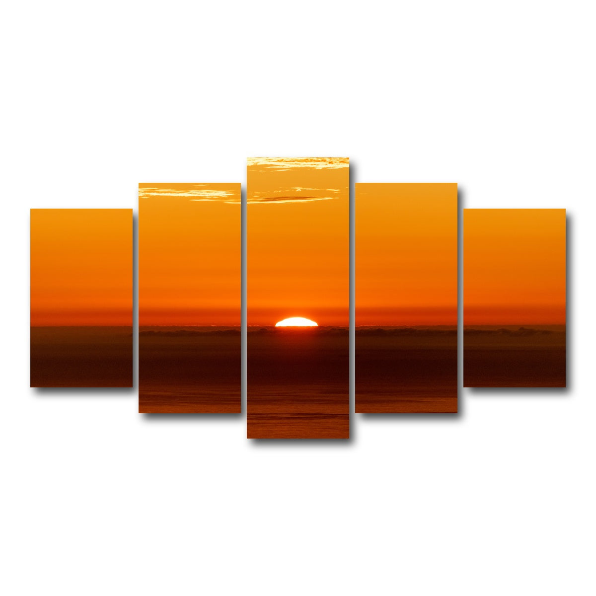 AUTO-MOCKUP WHITE | The Sunrise | 5 Piece | Gallery Wrap Canvas | group=5_normal