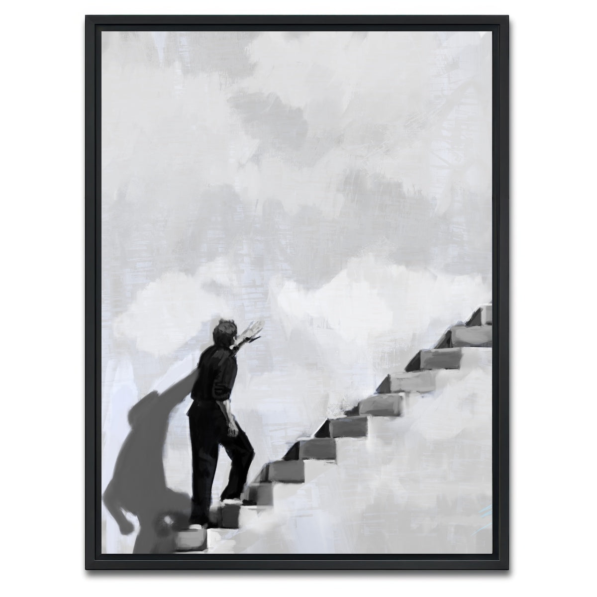 AUTO-MOCKUP WHITE | The Truman Show | 1 Piece | Black Framed Canvas | group=3x4