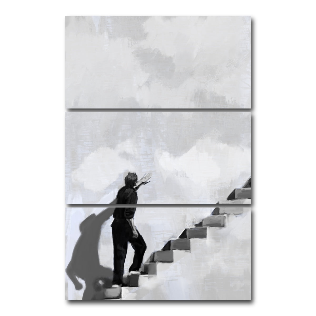 AUTO-MOCKUP WHITE | The Truman Show | 3 Piece | Gallery Wrap Canvas | group=12x24_stacked