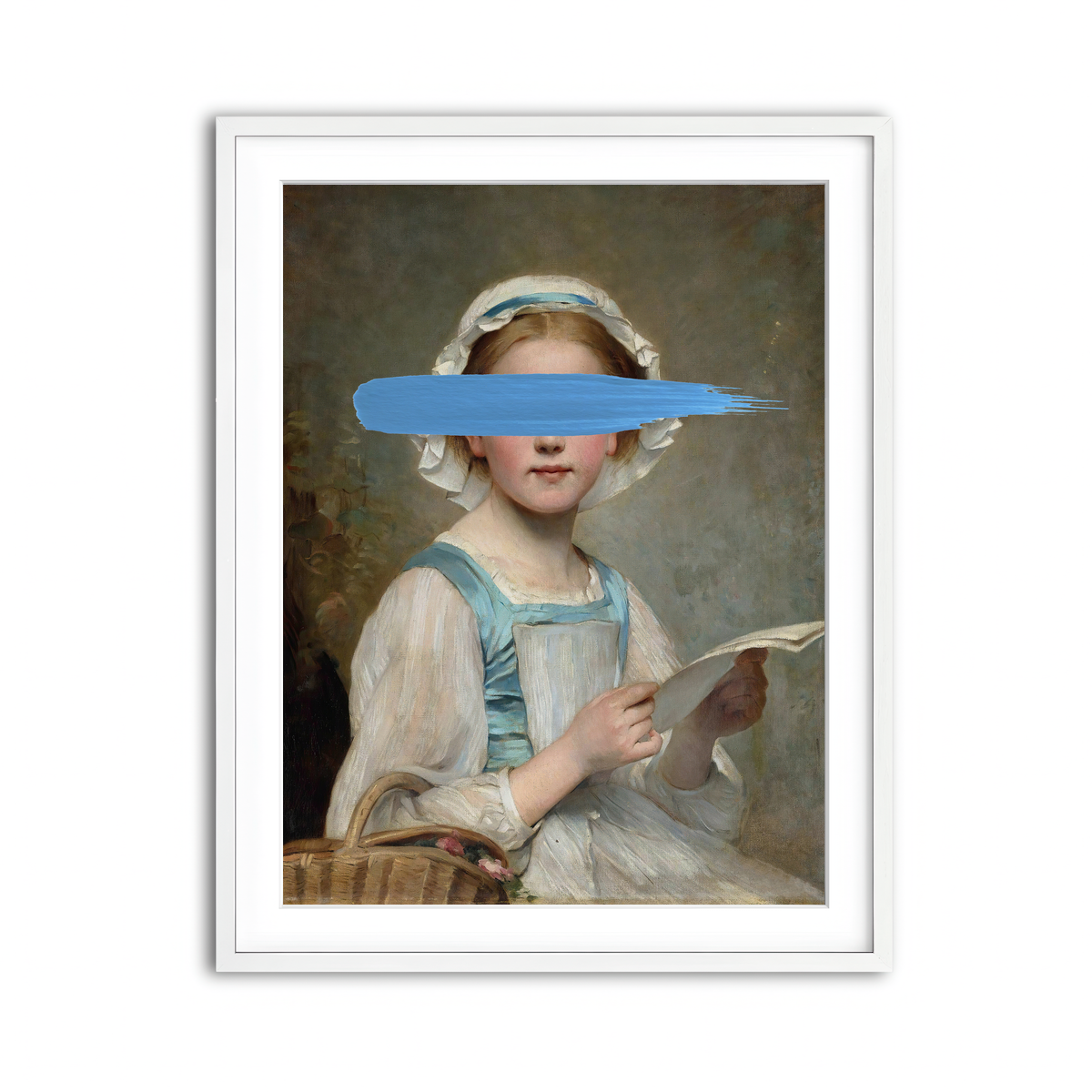 Framed Print 3x4 White