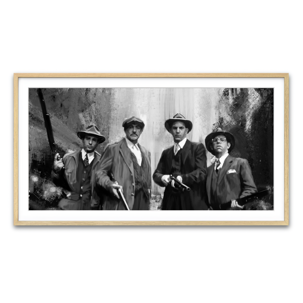 Framed Print 2x1 Natural