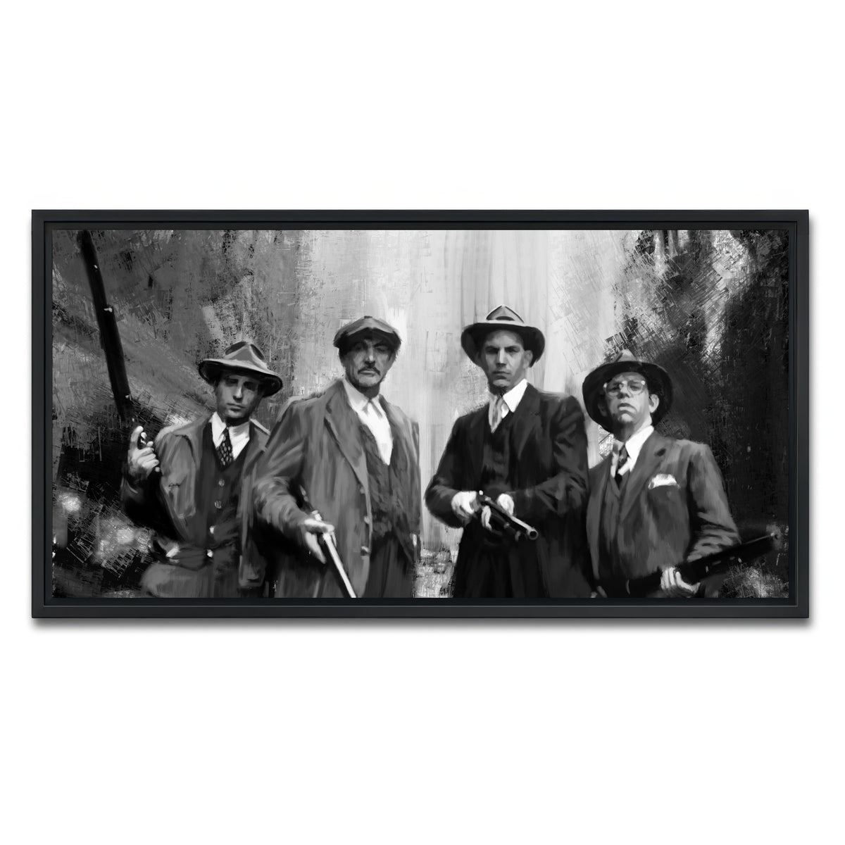 AUTO-MOCKUP WHITE | The Untouchables | 1 Piece | Black Framed Canvas | group=2x1