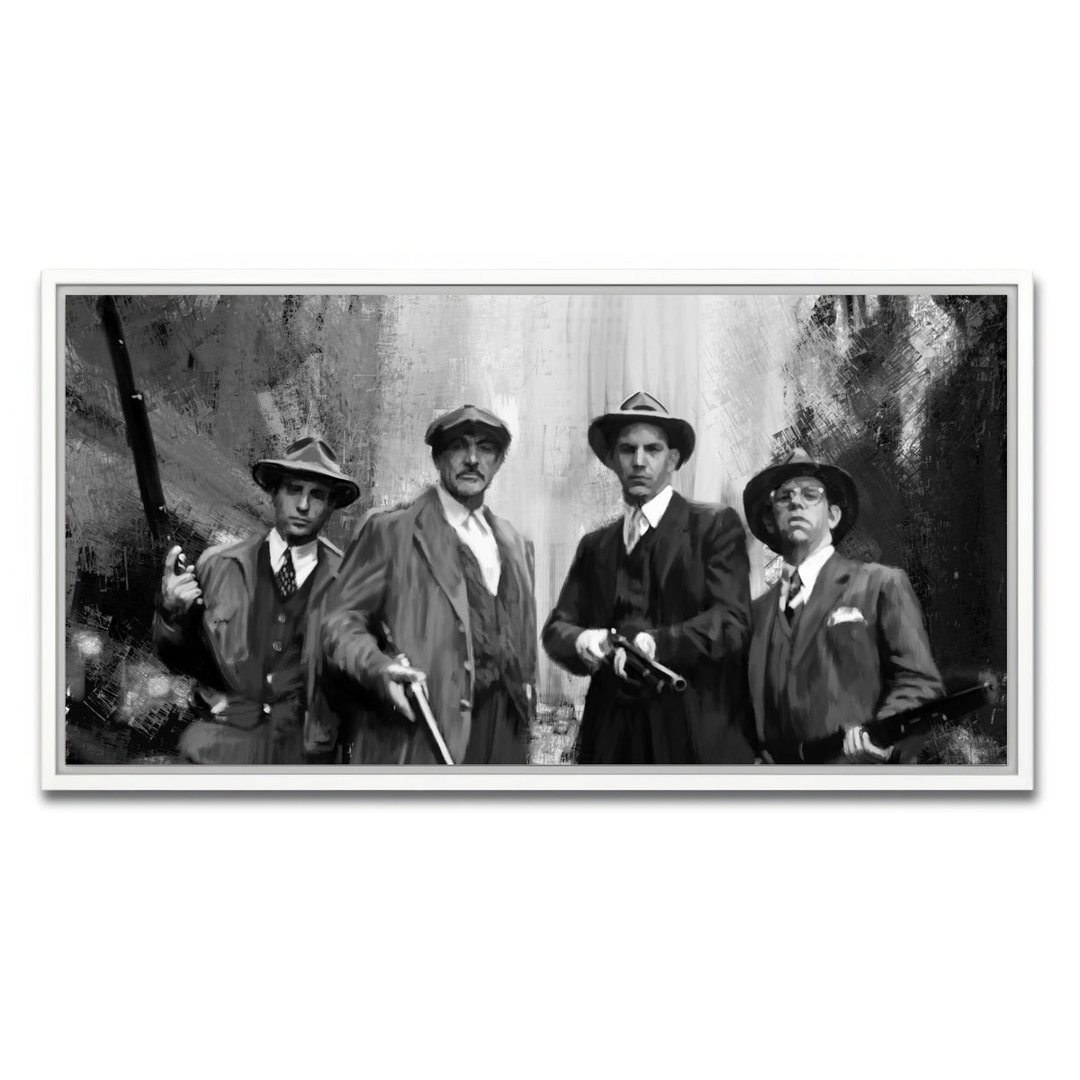 AUTO-MOCKUP WHITE | The Untouchables | 1 Piece | White Framed Canvas | group=2x1