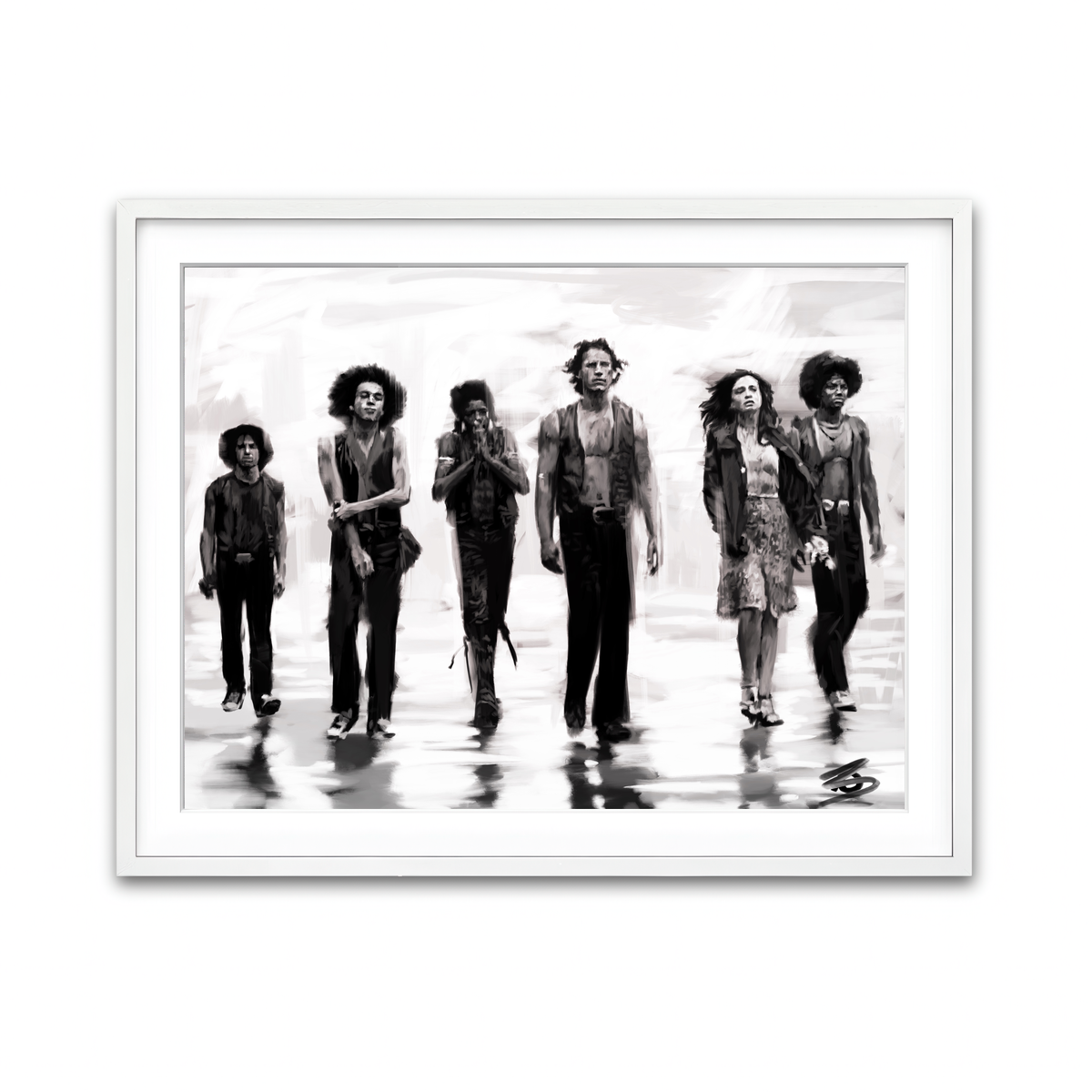 Framed Print 4x3 White