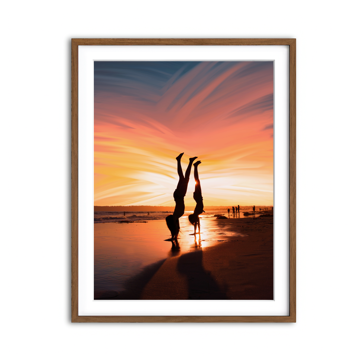 Framed Print 3x4 Walnut