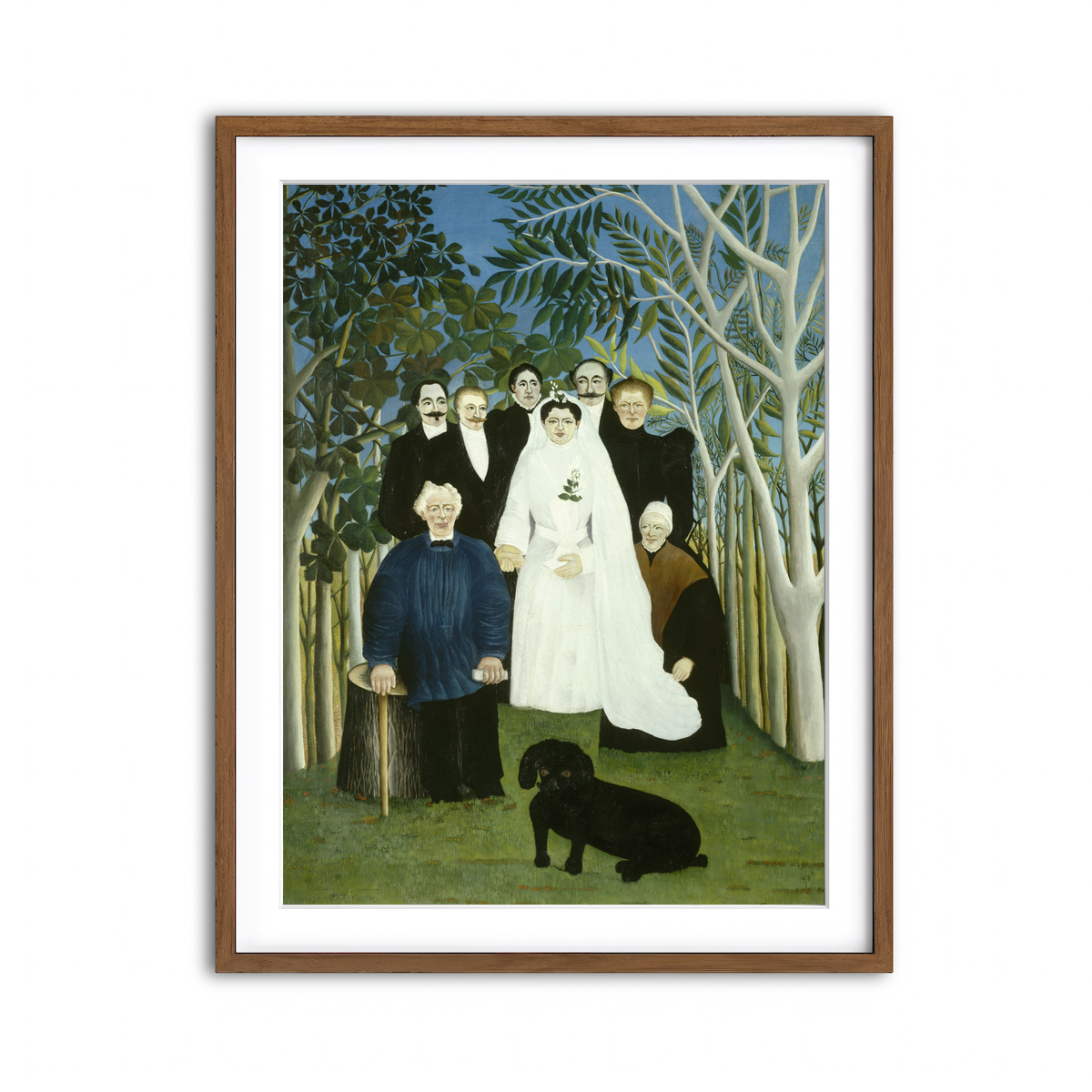 Framed Print 3x4 Walnut