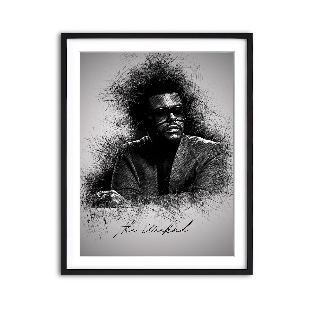 Framed Print 3x4 Black
