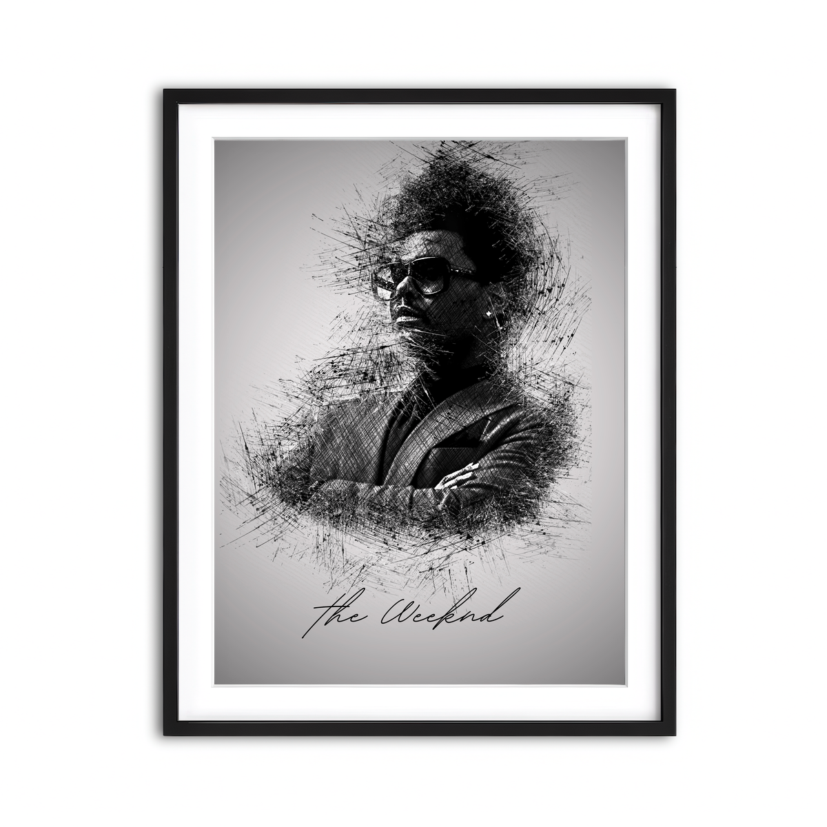 Framed Print 3x4 Black