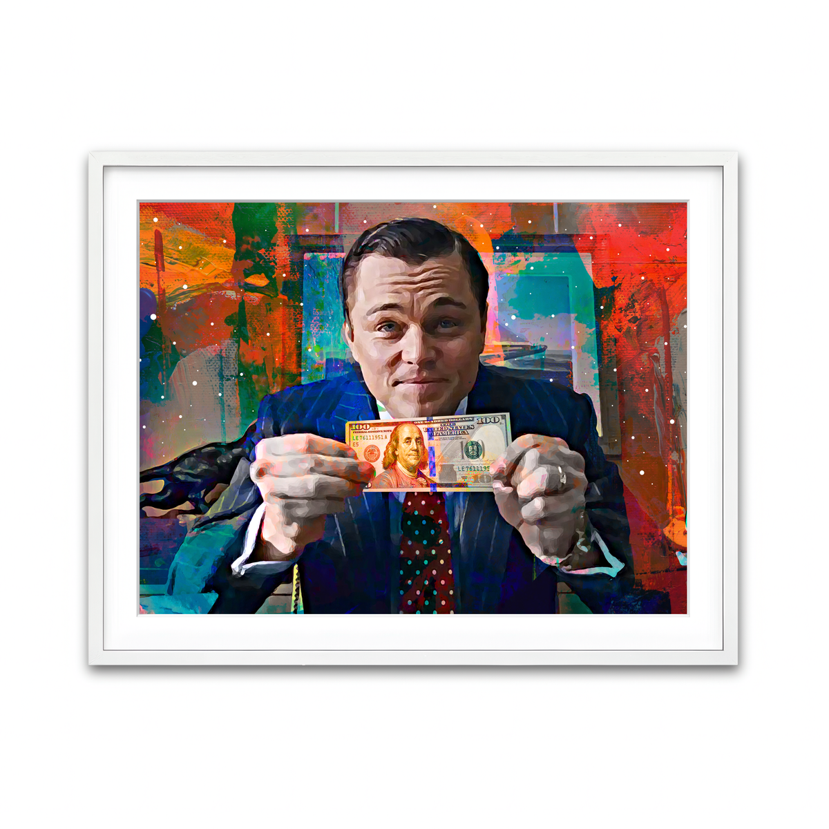 Framed Print 4x3 White