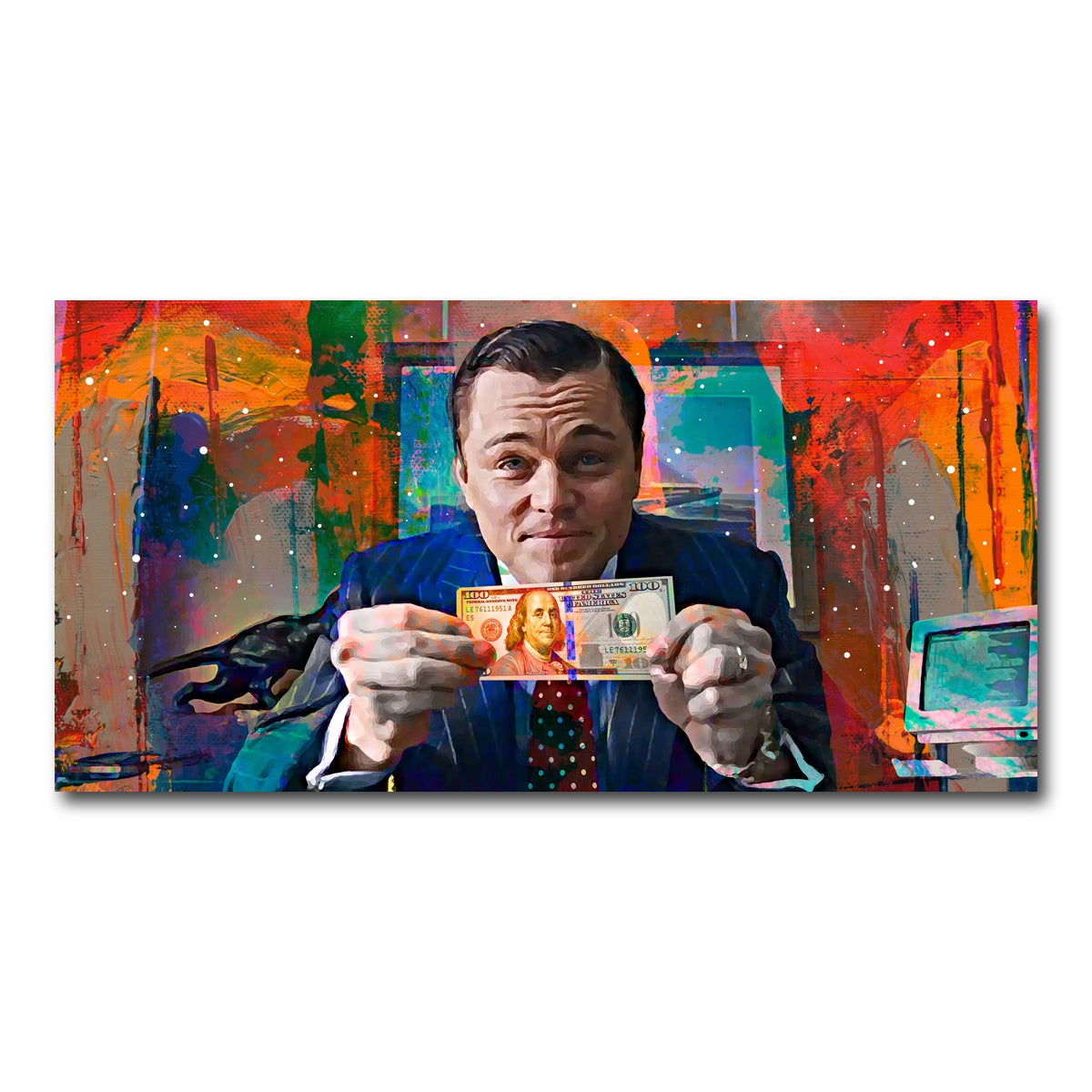 AUTO-MOCKUP WHITE | The Wolf of Wall Street | 1 Piece | Gallery Wrapped | group=2x1