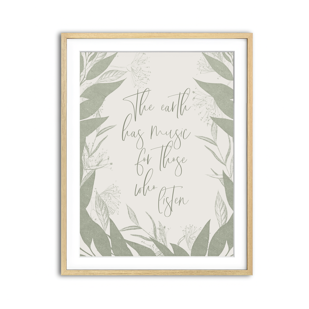 Framed Print 3x4 Natural