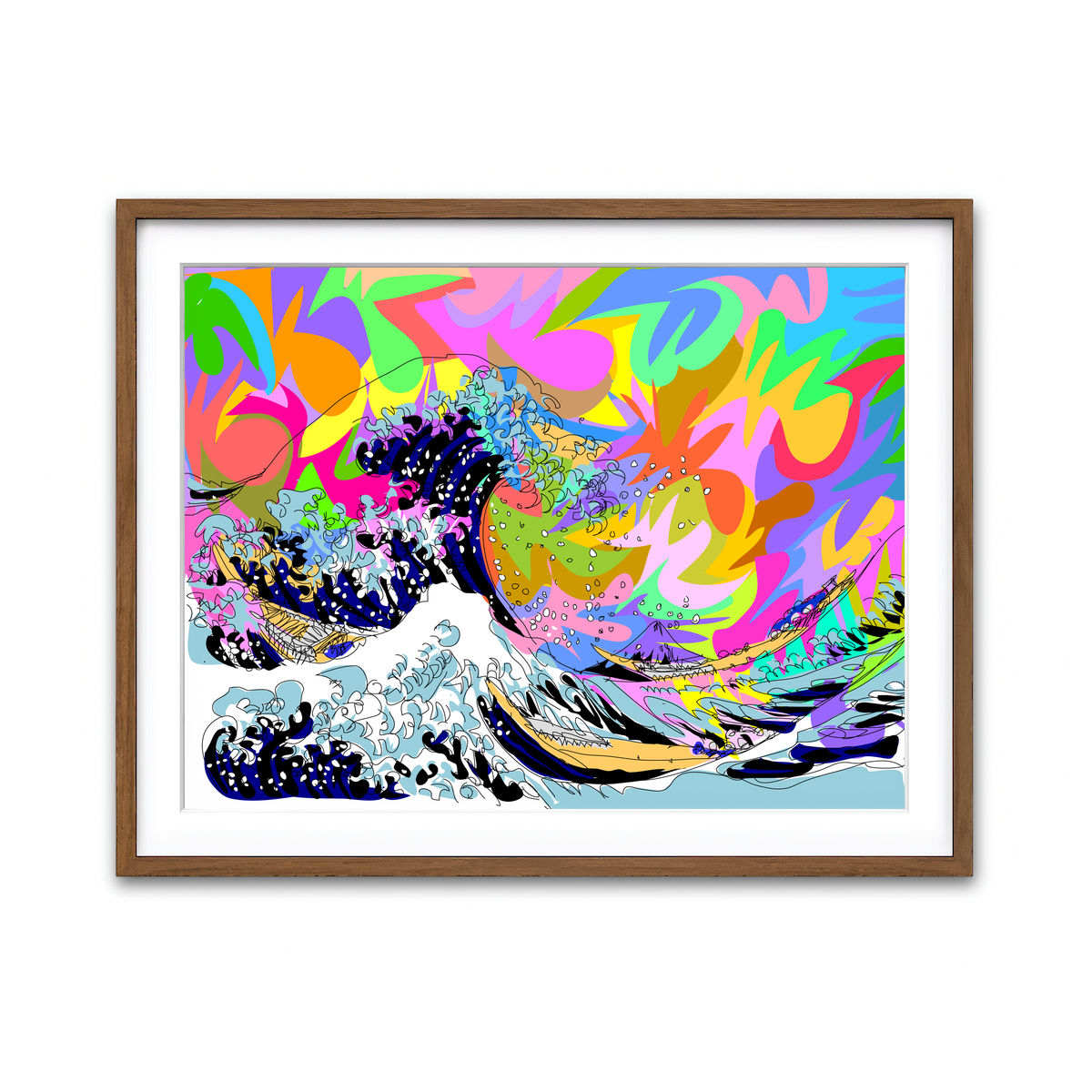 Framed Print 4x3 Walnut