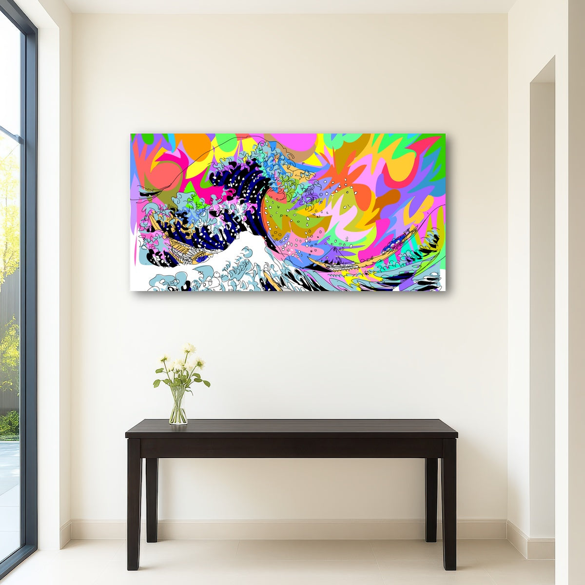 AUTO-MOCKUP ROOM | The great wave