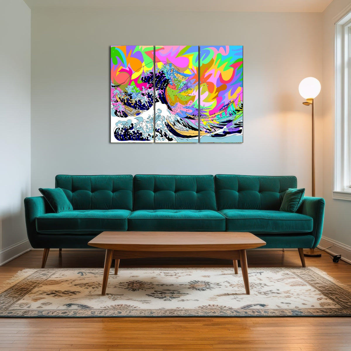 AUTO-MOCKUP ROOM | The great wave