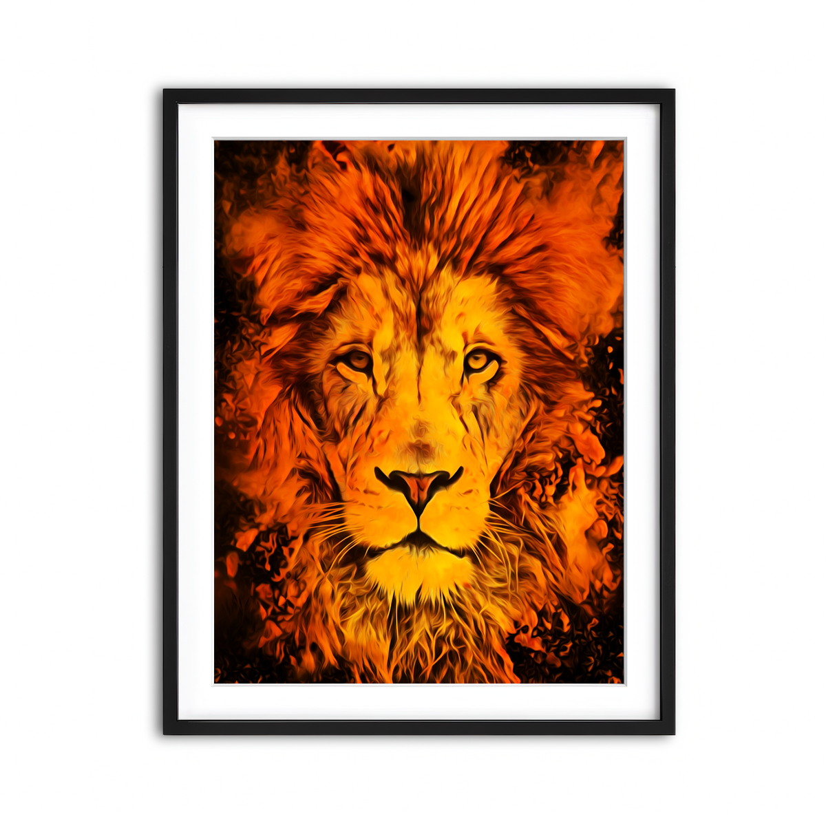 Framed Print 3x4 Black