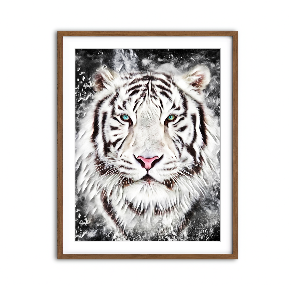 Framed Print 3x4 Walnut