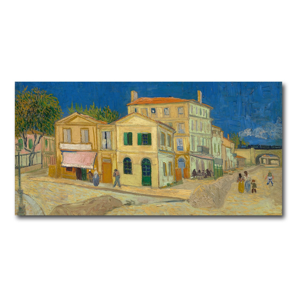 AUTO-MOCKUP WHITE | The yellow house | 1 Piece | Gallery Wrap Canvas | group=2x1