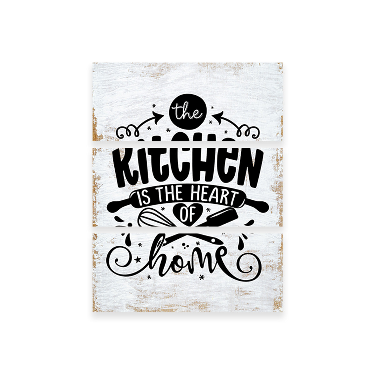 The Kitchen Is the Heart of the Home Wall Art