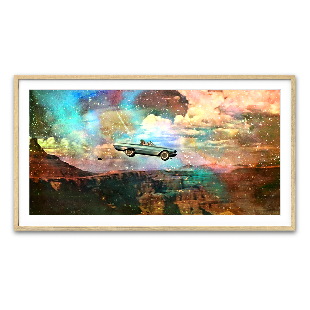 Framed Print 2x1 Natural