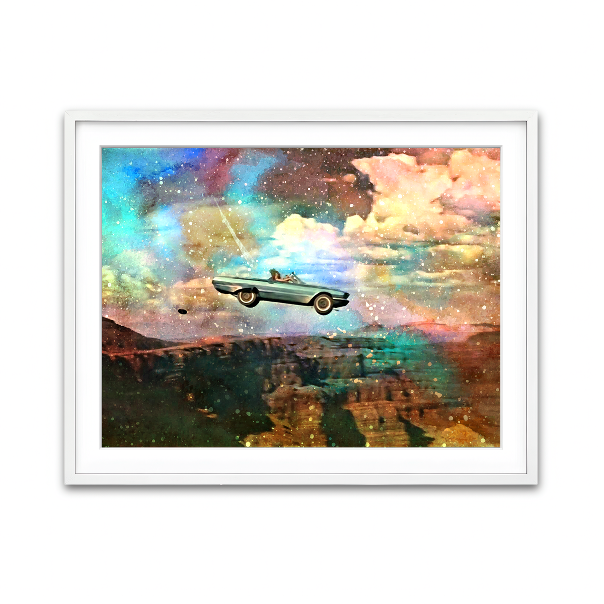 Framed Print 4x3 White