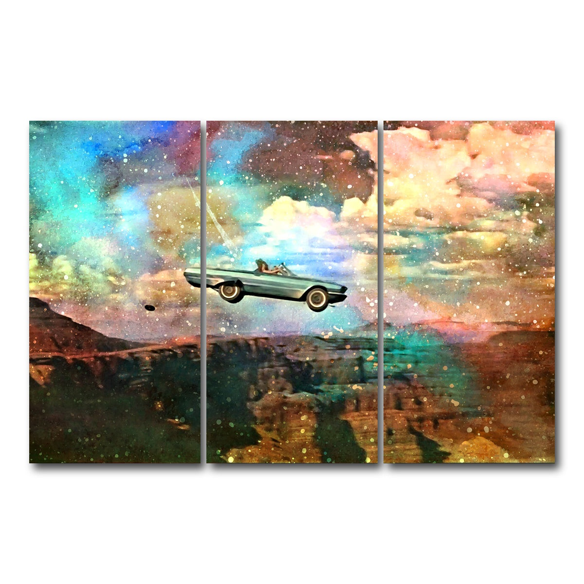 AUTO-MOCKUP WHITE | Thelma & Louise | 3 Piece | Gallery Wrap Canvas | group=12x24