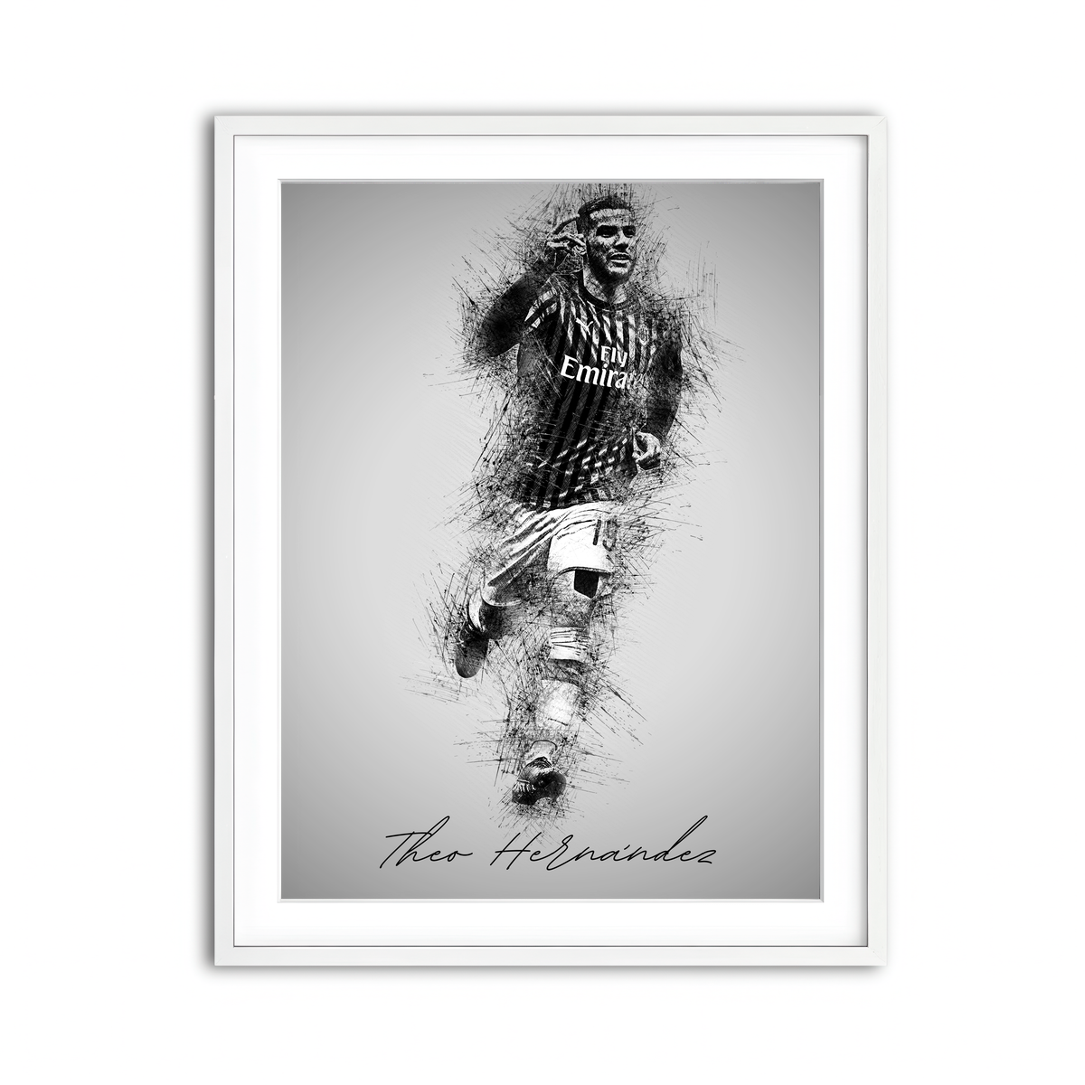 Framed Print 3x4 White