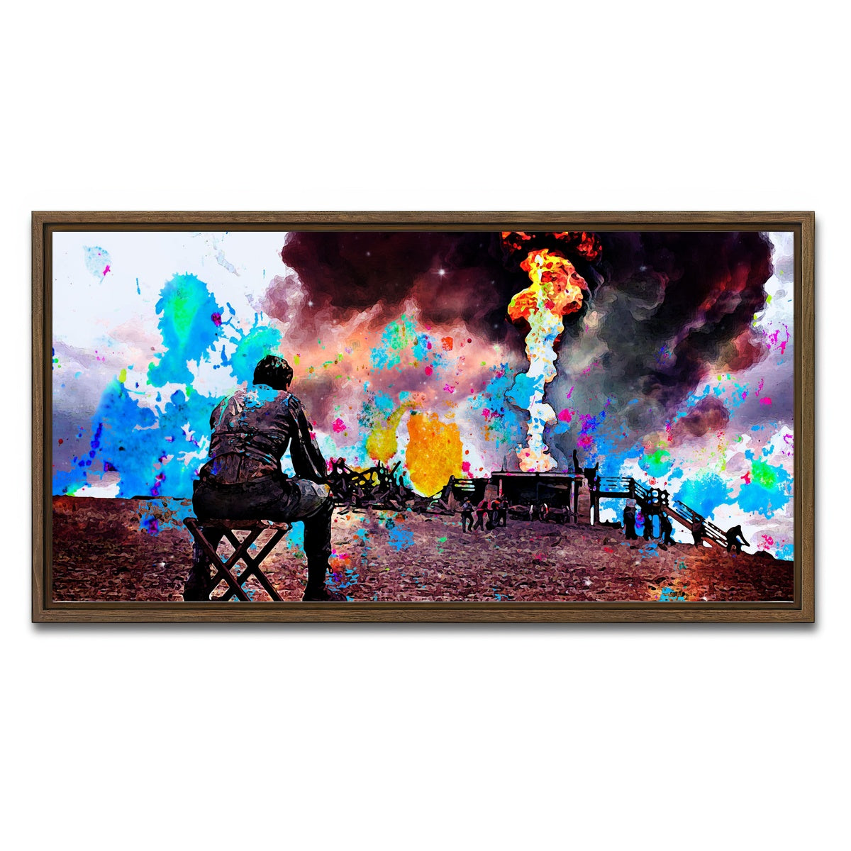 AUTO-MOCKUP WHITE | There Will Be Blood | 1 Piece | Walnut Framed Canvas | group=2x1