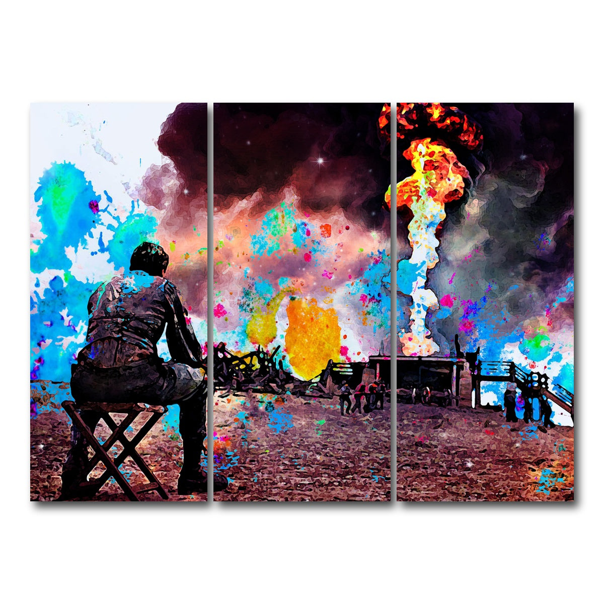 AUTO-MOCKUP WHITE | There Will Be Blood | 3 Piece | Gallery Wrap Canvas | group=8x18