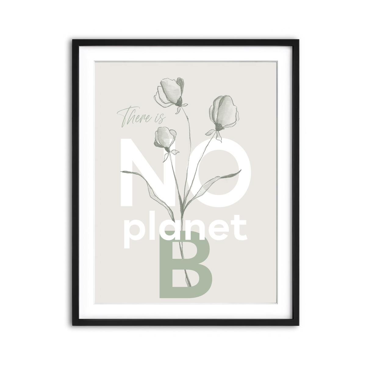 Framed Print 3x4 Black
