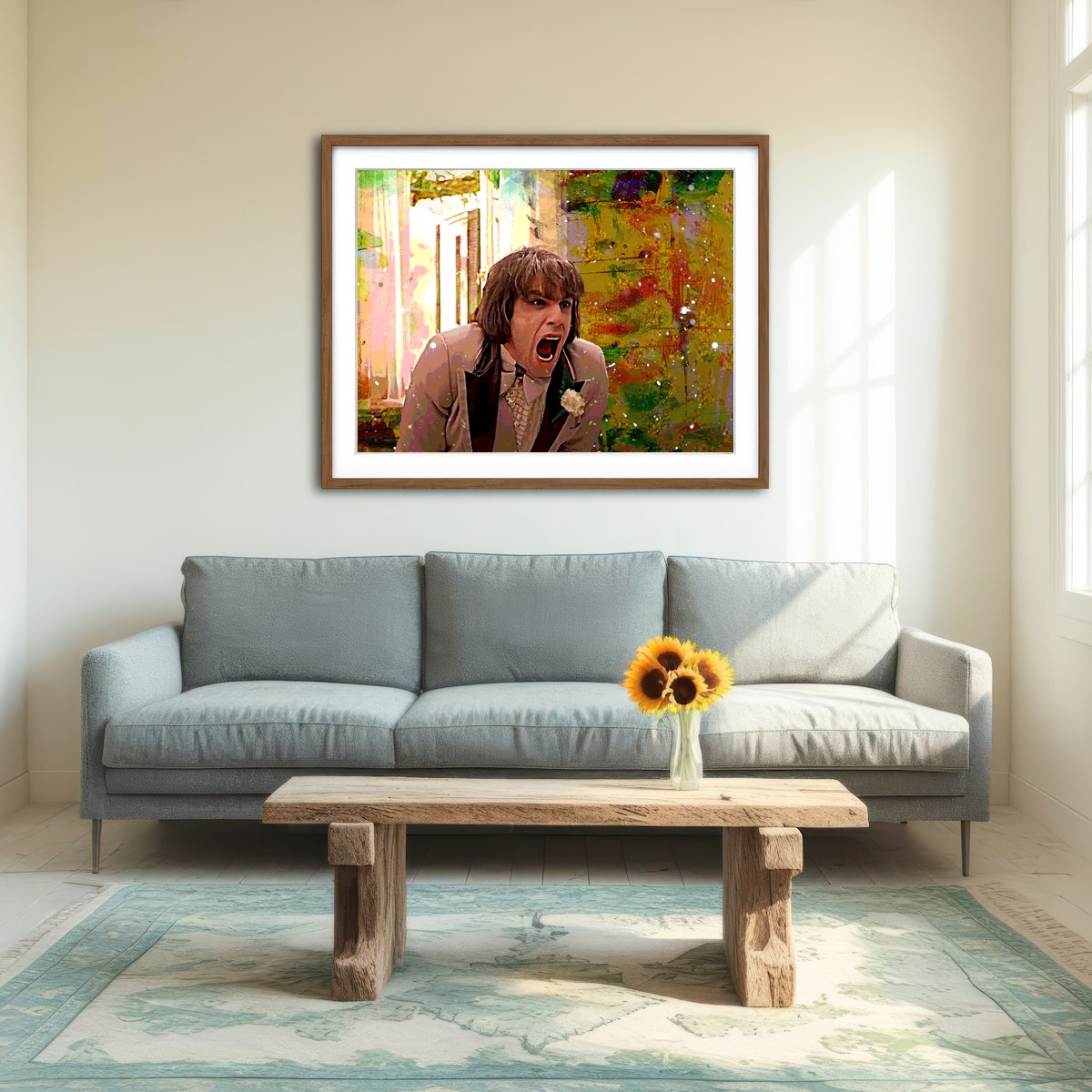 AUTO-MOCKUP ROOM | There's Something About Mary - Zipper Scene Wall Art