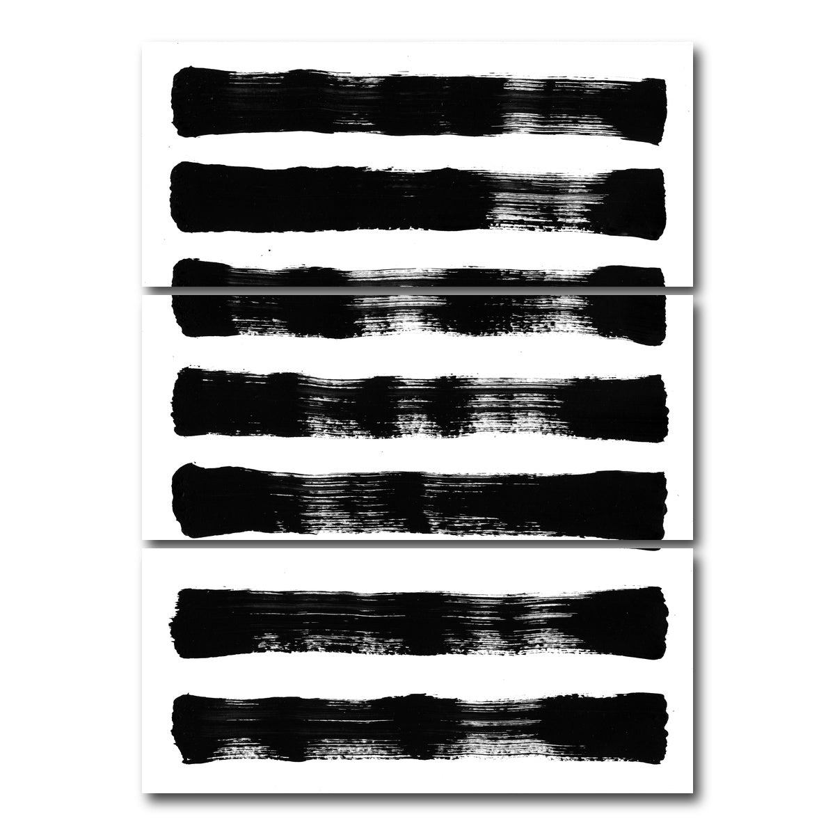 AUTO-MOCKUP WHITE | Thick Black | 3 Piece | Gallery Wrap Canvas | group=8x18_stacked