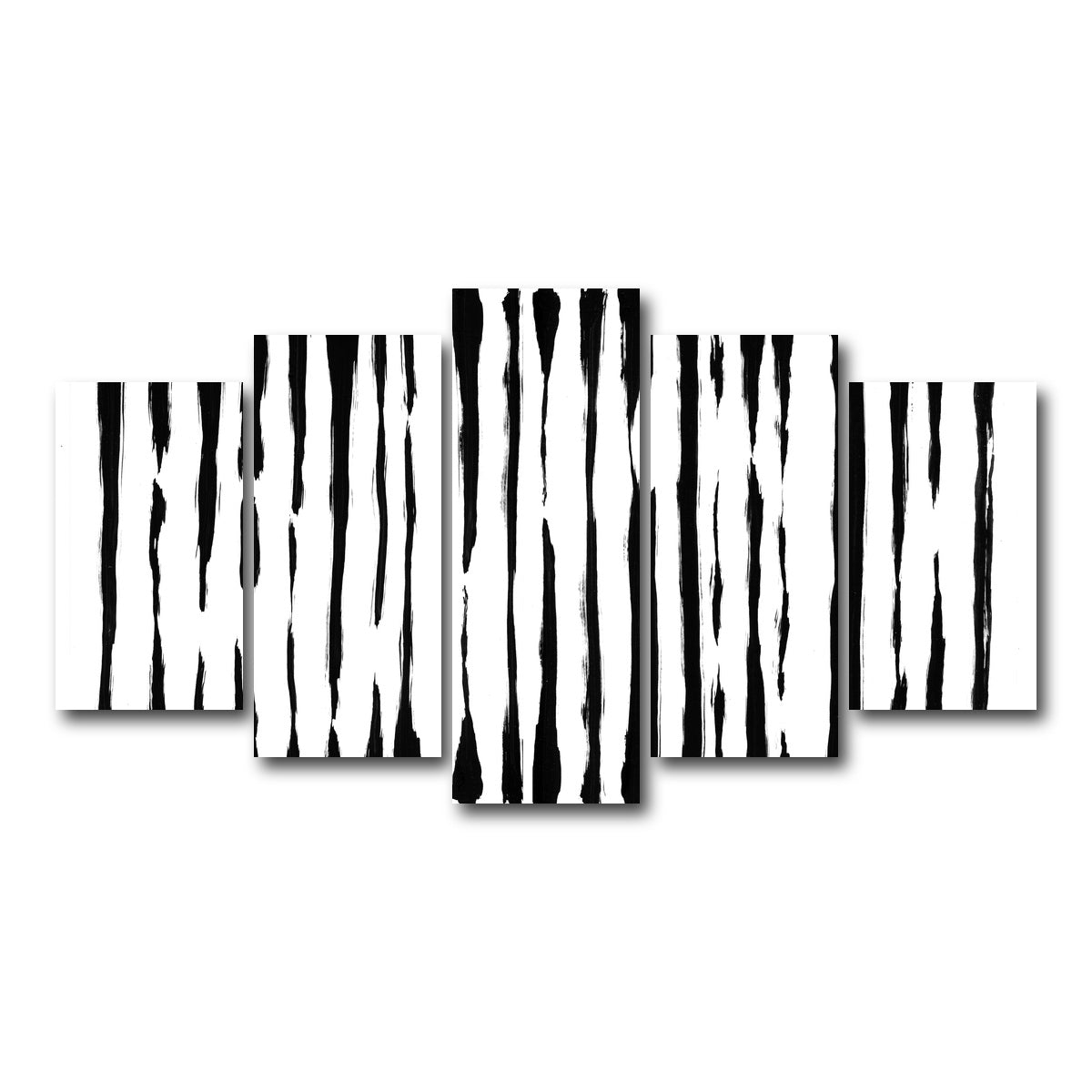 AUTO-MOCKUP WHITE | Thin line Black | 5 Piece | Gallery Wrap Canvas | group=5_normal