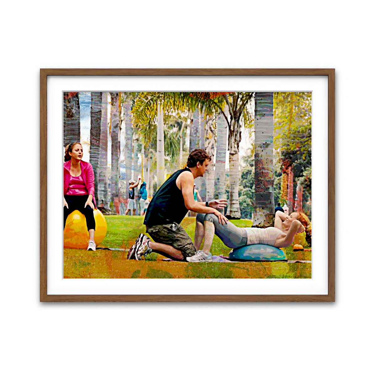 Framed Print 4x3 Walnut