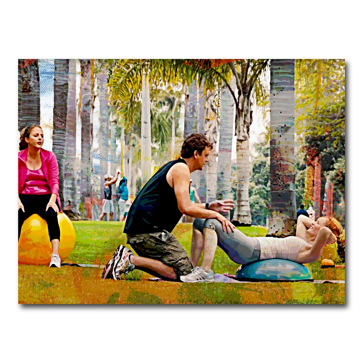 AUTO-MOCKUP WHITE | This is 40 Workout | 1 Piece | Gallery Wrap Canvas | group=4x3