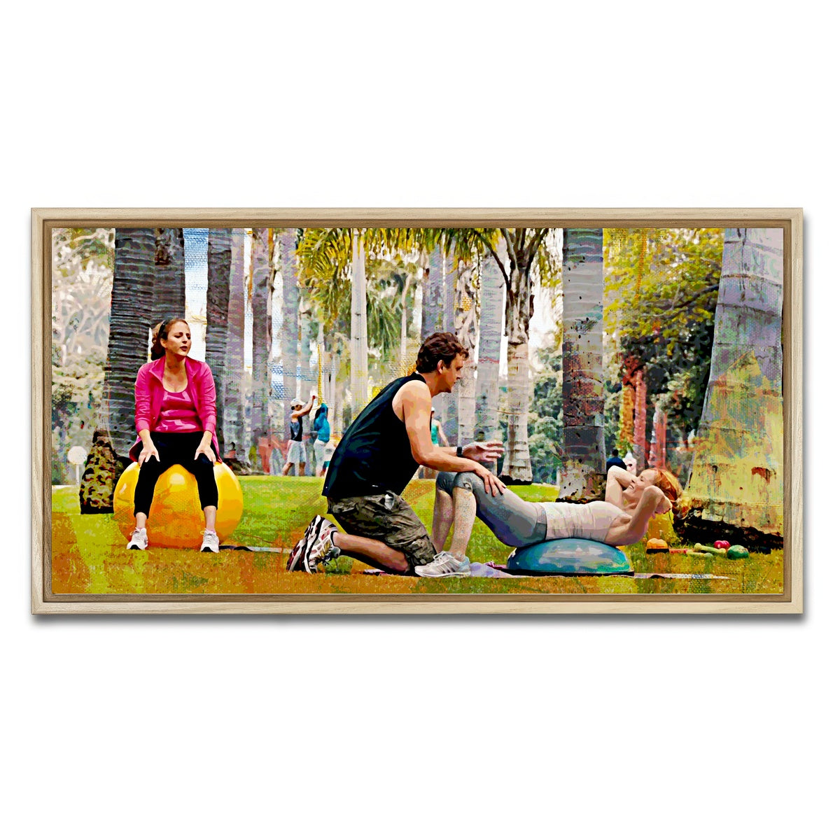 AUTO-MOCKUP WHITE | This is 40 Workout | 1 Piece | Natural Framed Canvas | group=2x1