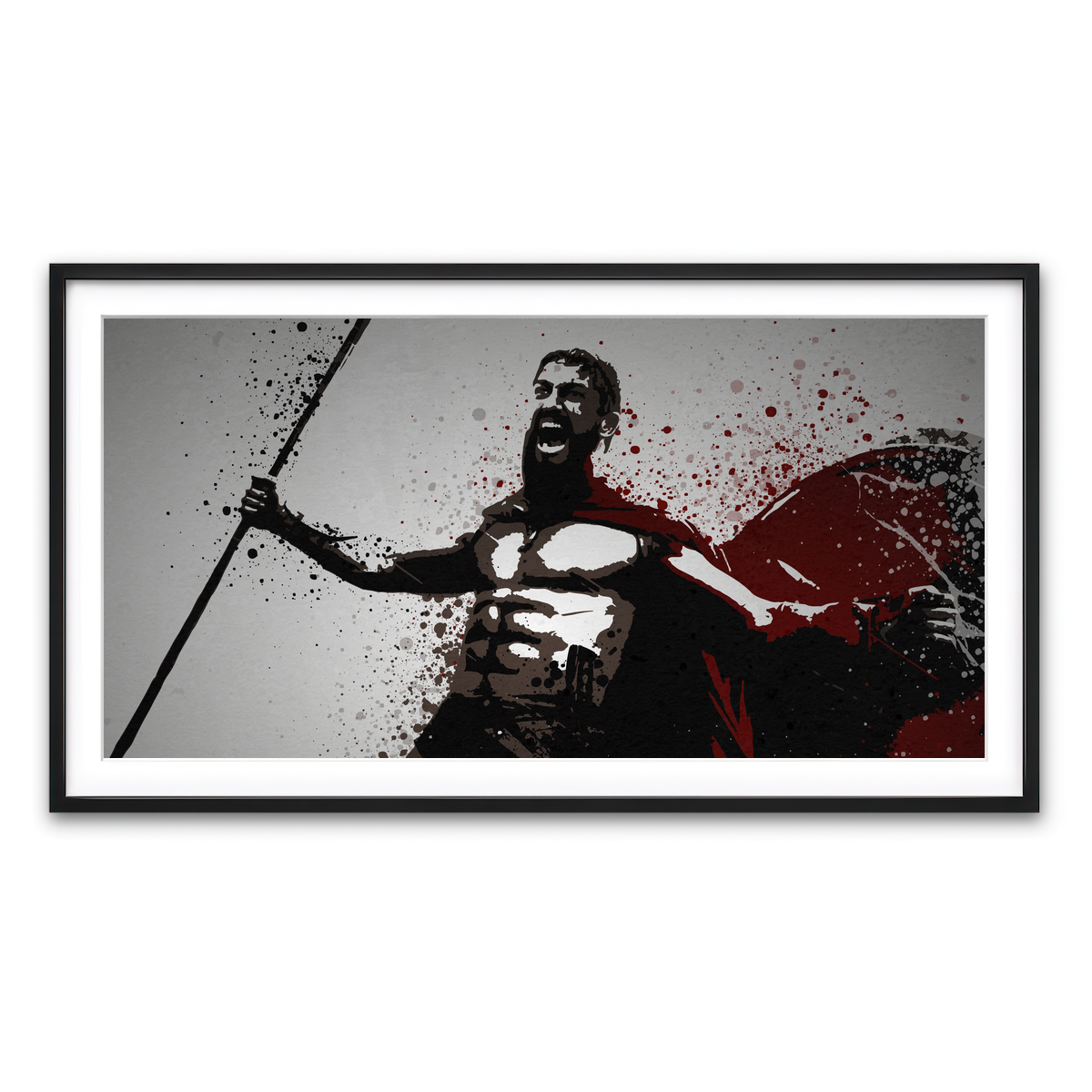 Framed Print 2x1 Black