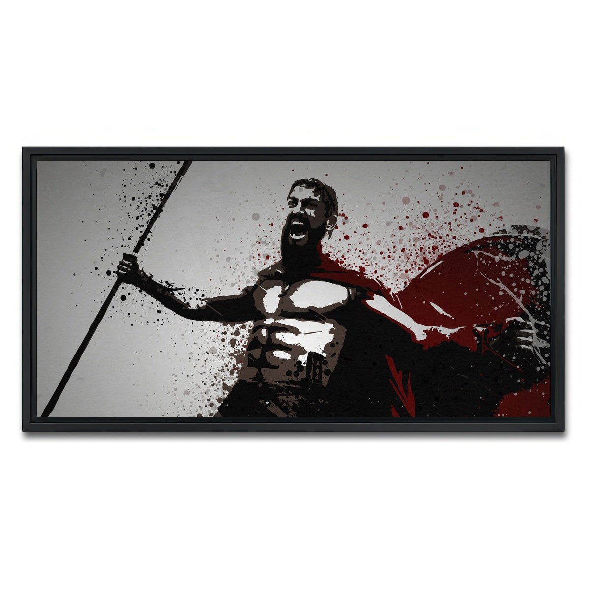 AUTO-MOCKUP WHITE | This is Sparta | 1 Piece | Black Framed Canvas | group=2x1