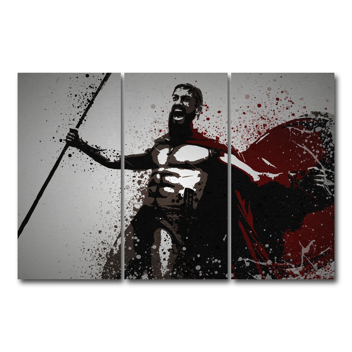 AUTO-MOCKUP WHITE | This is Sparta | 3 Piece | Gallery Wrap Canvas | group=12x24