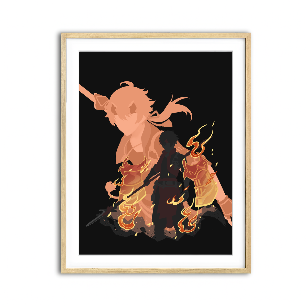 Framed Print 3x4 Natural