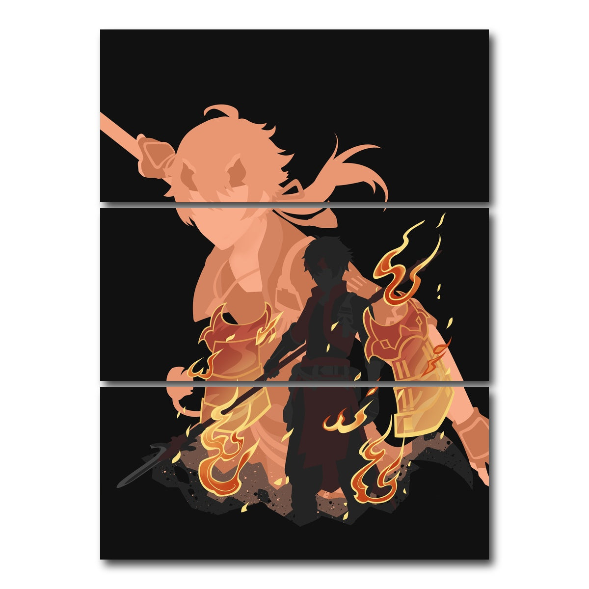 AUTO-MOCKUP WHITE | Thoma | 3 Piece | Gallery Wrap Canvas | group=8x18_stacked