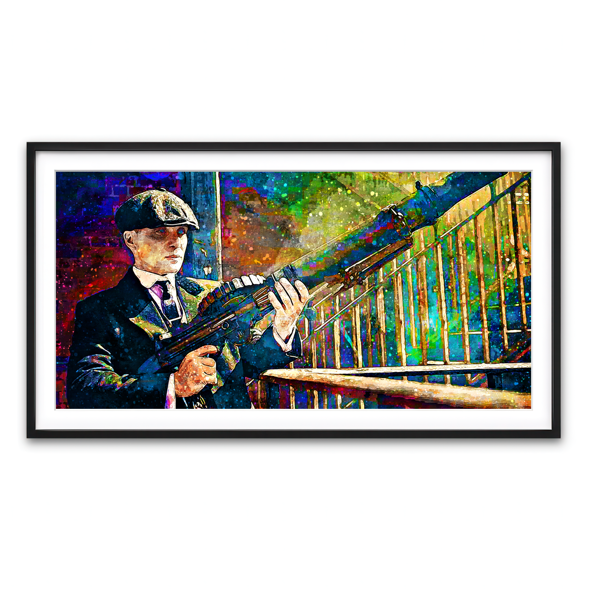 Framed Print 2x1 Black