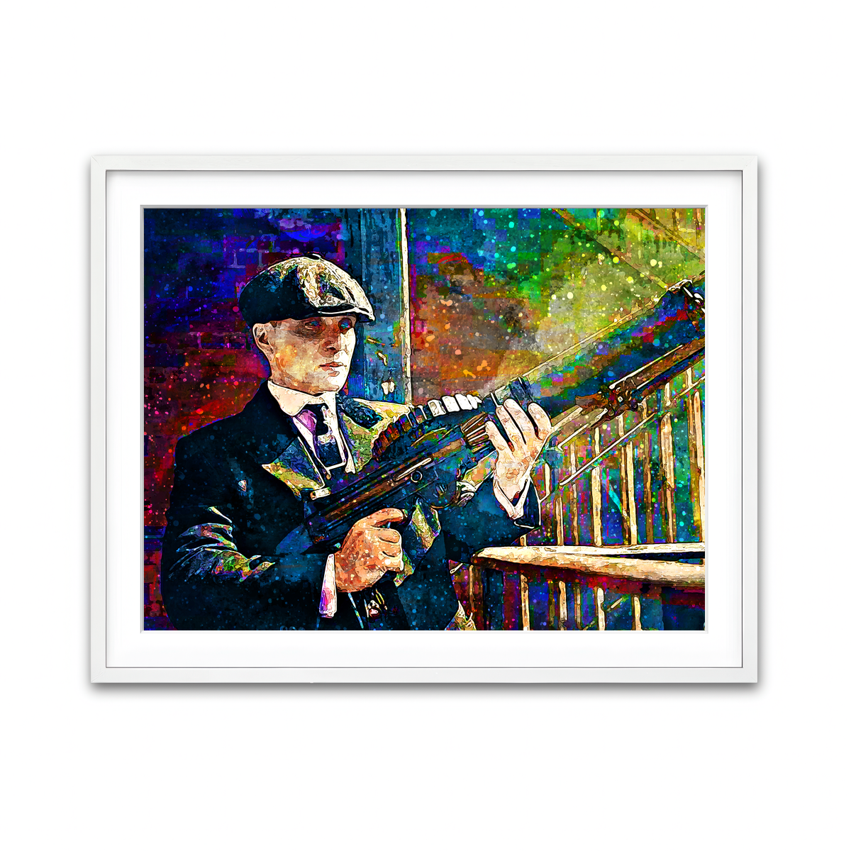 Framed Print 4x3 White