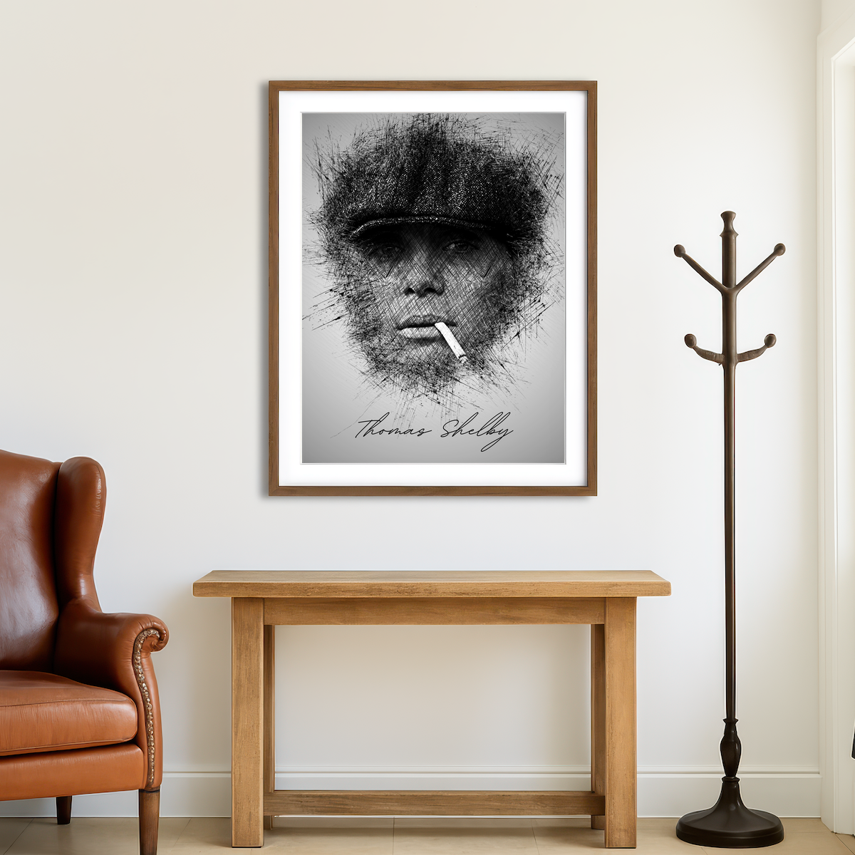 AUTO-MOCKUP ROOM | Thomas Shelby Wall Art